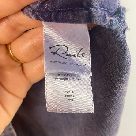 Rails Camille Top Sapphire Acid Wash - Picture 11 of 16